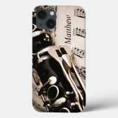 Personalisierte Geschenke für Oboisten-Clarinetist Case-Mate iPhone Hülle (Rückseite)