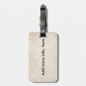 Personalisierte Geschenke für OboistsClarinetists Gepäckanhänger (Rückseite vertikal)