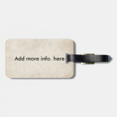 Personalisierte Geschenke für OboistsClarinetists Gepäckanhänger (Rückseite horizontal)