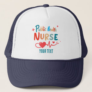 Personalisierte Geschenke für öffentliche Gesundhe Truckerkappe