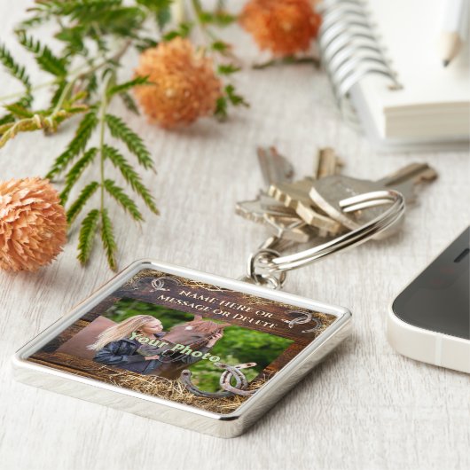 Personalisierte Geschenke für Pferdefreunde, Hufei Schlüsselanhänger (Seite)