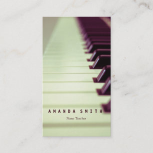 Personalisierte Geschenke für Pianist Visitenkarte