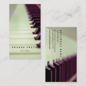 Personalisierte Geschenke für Pianisten Visitenkarte (Vorne/Hinten)