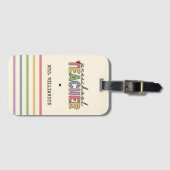 Personalisierte Geschenke für Vorschullehrer Gepäckanhänger (Vorderseite (Horizontal))