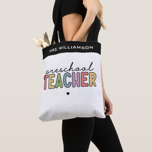 Personalisierte Geschenke für Vorschullehrer Tasche (Von Nahem)