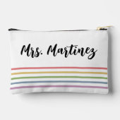 Personalisierte Geschenke für Vorschullehrer Zubehörtasche (Rückseite)