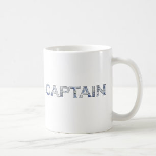 Personalisierte Geschenke Kapitäns Kaffeetasse