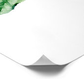 Personalisierte Geschenke Karten Rote Rosen Hochze Poster (Ecke)