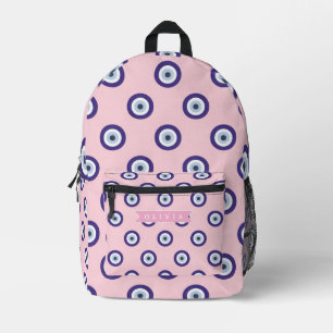 Personalisierte Geschenke mit Böser-Augen-Muster i Bedruckter Rucksack