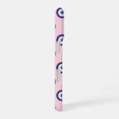 Personalisierte Geschenke mit Böser-Augen-Muster i iPhone 16 Hülle (Rechte Seite)