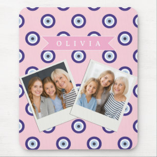 Personalisierte Geschenke mit Böser-Augen-Muster i Mousepad