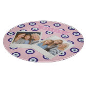 Personalisierte Geschenke mit Böser-Augen-Muster i Schneidebrett (Ecke)