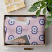 Personalisierte Geschenke mit Böser-Augen-Muster i Seidenpapier (Geschenk)