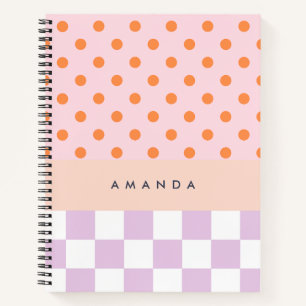 Personalisierte Geschenke mit Monogramm, Pastell,  Notizblock