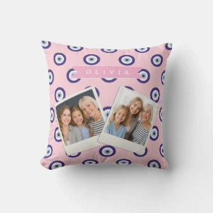 Personalisierte Geschenke mit rosa bösen Augen-Mus Kissen