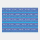 Personalisierte Geschenke mit Rot-Grün-Blau Geschenkpapier Set (Vorderseite)