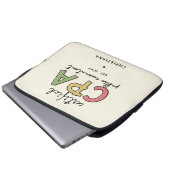 Personalisierte Geschenke von Wirtschaftsprüfern m Laptopschutzhülle (Vorne Knopf)