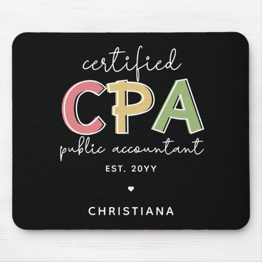 Personalisierte Geschenke von Wirtschaftsprüfern m Mousepad (Vorne)