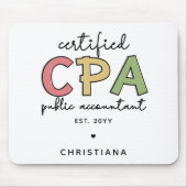 Personalisierte Geschenke von Wirtschaftsprüfern m Mousepad (Vorne)