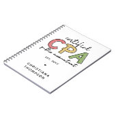 Personalisierte Geschenke von Wirtschaftsprüfern m Notizblock (Linke Seite)