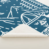 Personalisierte Geschenke Woodland Mountain Flugze Sherpadecke (3/4)