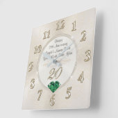 Personalisierte Geschenke zum 20. Jahrestag, Uhr (Winkel)