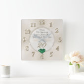 Personalisierte Geschenke zum 20. Jahrestag, Uhr (Zuhause)