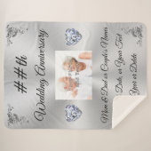 Personalisierte Geschenke zum Hochzeitstag nach Ja Sherpadecke (Vorderseite (Horizontal))