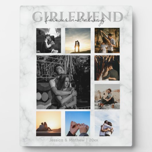 Personalisierte Geschenke zum Jahrestag Fotoplatte (Vorderseite)