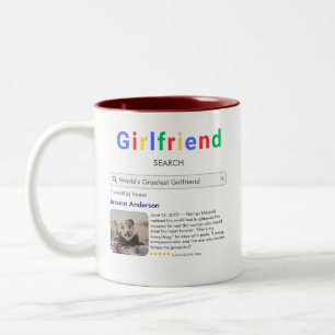 Personalisierte Geschenke zum Jahrestag Zweifarbige Tasse