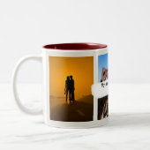 Personalisierte Geschenke zum Jahrestag Zweifarbige Tasse (Links)