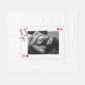 Personalisierte Geschenke zum Muttertag mit Foto Fleecedecke (Vorderseite (Horizontal))