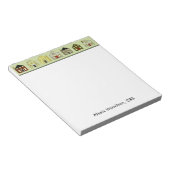 Personalisierte Geschenkgutscheine Notizblock (angewinkelt)