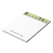 Personalisierte Geschenkgutscheine Notizblock (Rotiert)