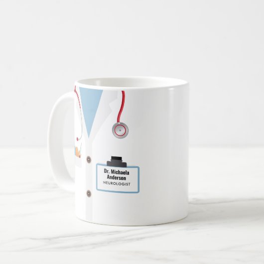 Personalisierte Geschenkgutscheine Tasse mit Labra (Vorderseite Links)