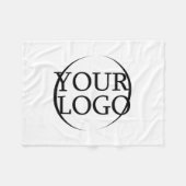 Personalisierte Geschenkidee Fotomaterial Retro Mu Fleecedecke (Vorderseite (Horizontal))