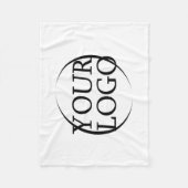 Personalisierte Geschenkidee Fotomaterial Retro Mu Fleecedecke (Vorderseite)