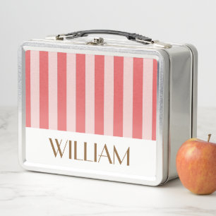 Personalisierte Geschenkidee für farbiges Fleisch Metall Brotdose