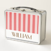 Personalisierte Geschenkidee für farbiges Fleisch Metall Brotdose (Vorderseite)