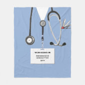 Personalisierte Geschenkideen für Ärzte Fleecedecke (Vorderseite)