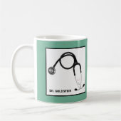 Personalisierte Geschenkideen für Ärzte Kaffeetasse (Links)