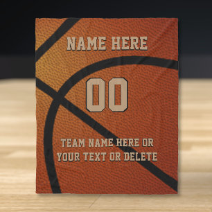 Personalisierte Geschenkideen für Basketball-Senio Fleecedecke