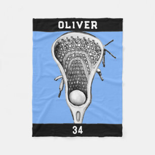 Personalisierte Geschenkideen für Lacrosse Fleecedecke