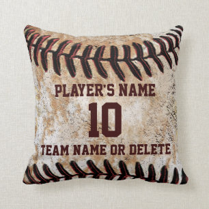 Personalisierte Geschenkideen für Senior Baseball Kissen