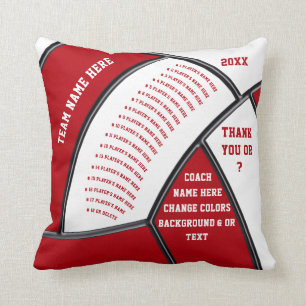 Personalisierte Geschenkideen für Volleyball-Coach Kissen