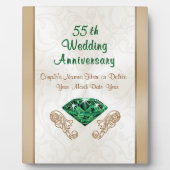 Personalisierte Geschenkideen zum 55. Geburtstag Fotoplatte (Vorderseite)