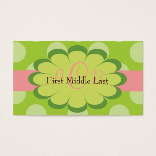 Personalisierte Geschenkkarte für Sassy Dots (Vorderseite)