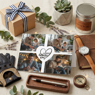 Personalisierte Geschenkkarte zum Vatertag mit 4-F Karte