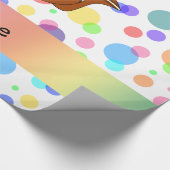 Personalisierte Geschenkpapier (Ecke)