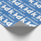 Personalisierte Geschenkpapier (Ecke)